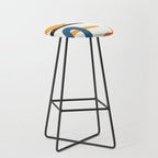 Abstract Colorful Setting 6 Stool Gallery Image 1