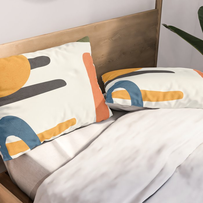 Abstract Colorful Setting 6 Pillow Sham Gallery Image 2