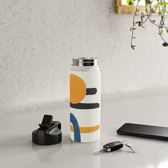 Abstract Colorful Setting 6 Water Bottle Gallery Image 4