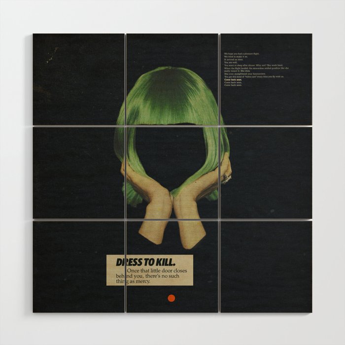 Dress To Kill Wood Wall Art Gallery Image 1