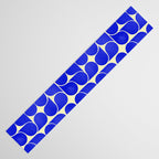 Blue mid-century shapes no8 Table Runner Gallery Image 3