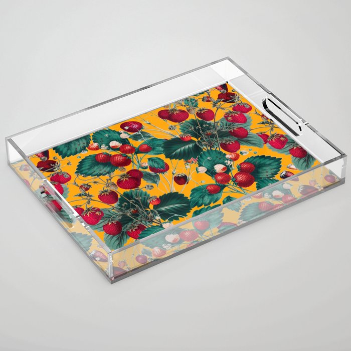 Strawberry Fields Forever IV Acrylic Tray Gallery Image 1