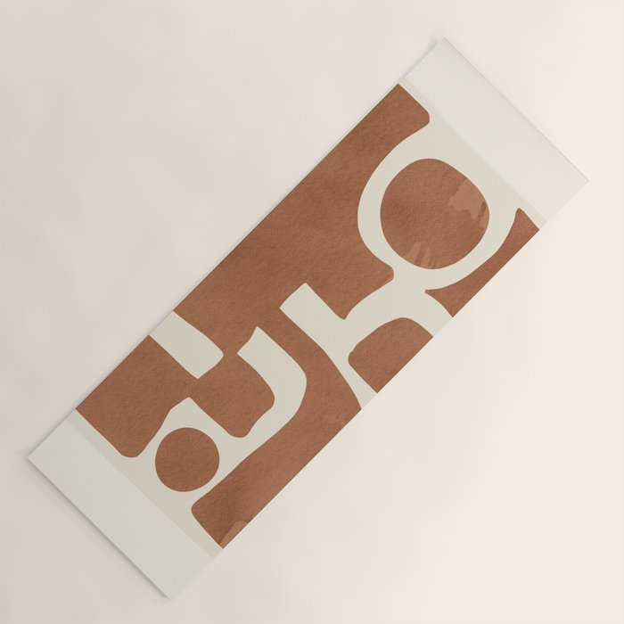 Modern Abstract Minimal Art 12 Yoga Mat Gallery Image 1