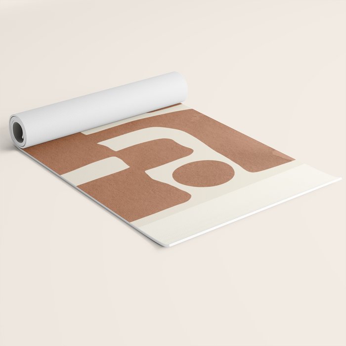 Modern Abstract Minimal Art 12 Yoga Mat Gallery Image 2