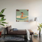 Blue Hawaii Wood Wall Art Gallery Image 2