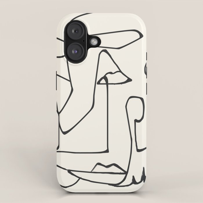 Abstract line art 36 iPhone Case Gallery Image 1