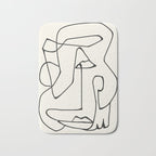 Abstract line art 36 Bath Mat Gallery Image 1
