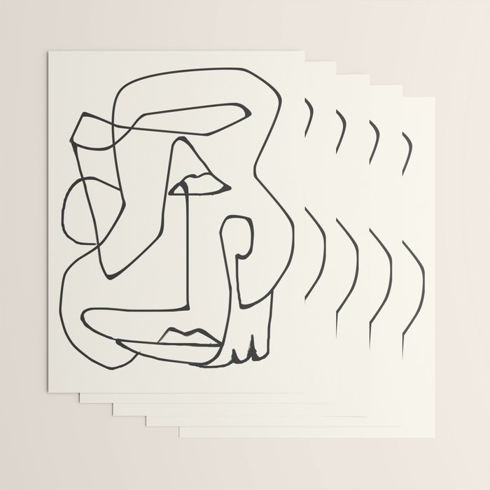 Abstract line art 36 Wrapping Paper Gallery Image 3