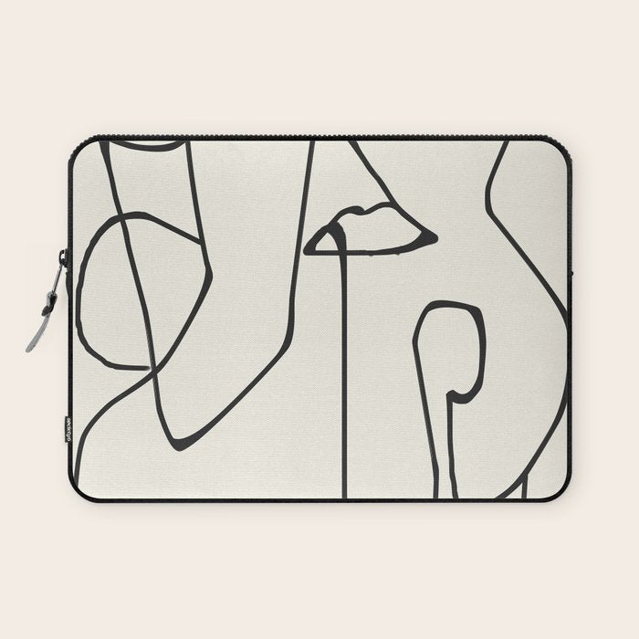 Abstract line art 36 Laptop Sleeve Gallery Image 1