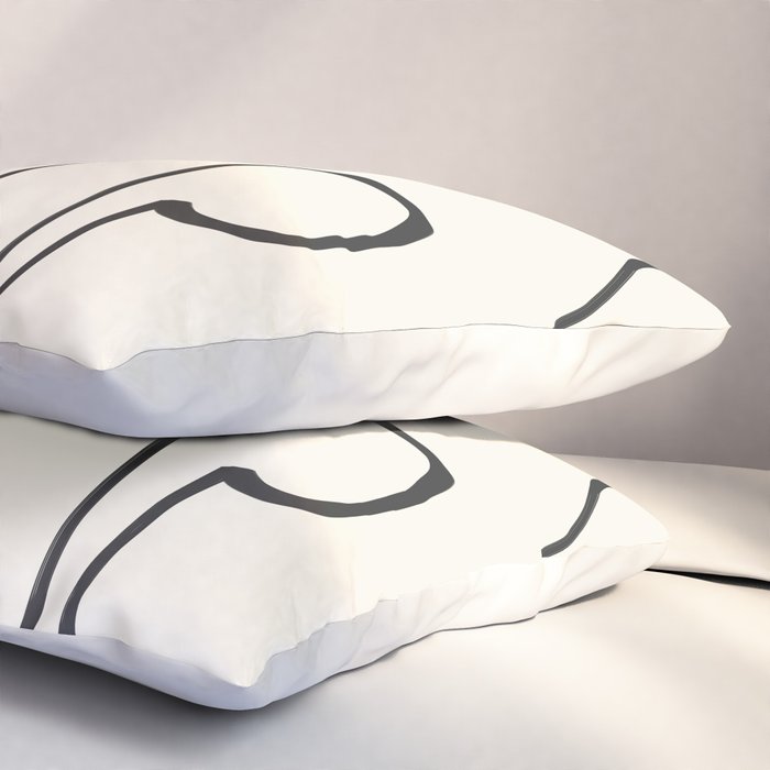 Abstract line art 36 Pillow Sham Gallery Image 3