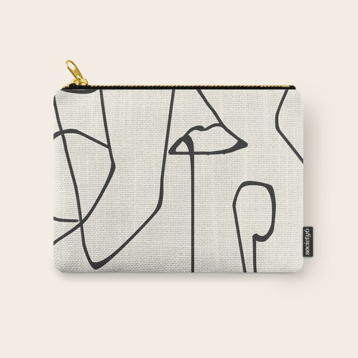 Abstract line art 36 Carry All Pouch Gallery Image 1