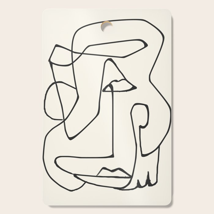 Abstract line art 36 Cutting Board Gallery Image 1