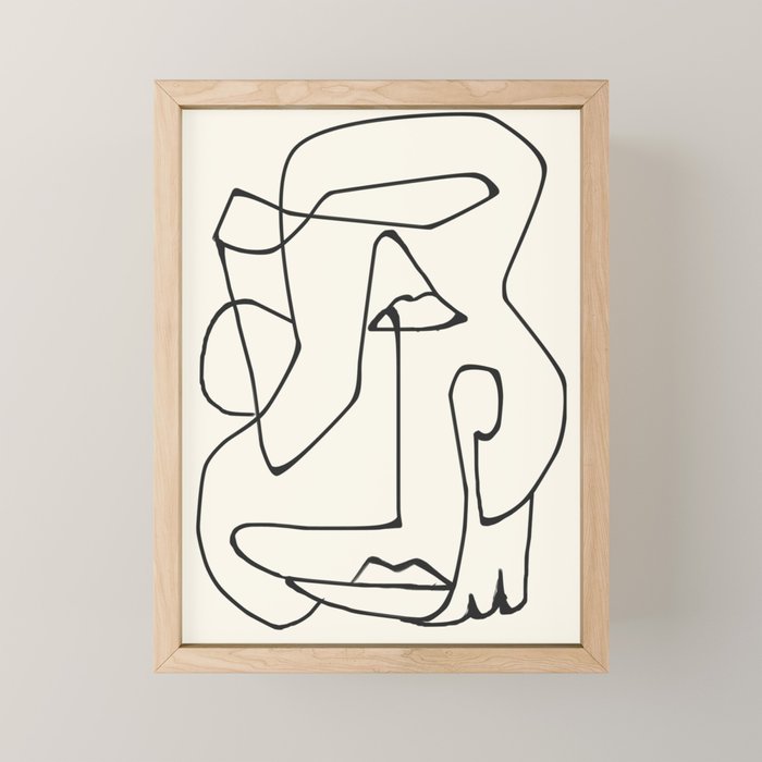 Abstract line art 36 Mini Art Print Gallery Image 1