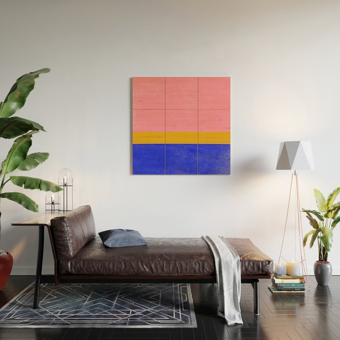 stripe study 44 Wood Wall Art Gallery Image 2