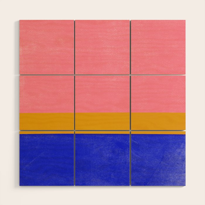 stripe study 44 Wood Wall Art Gallery Image 1