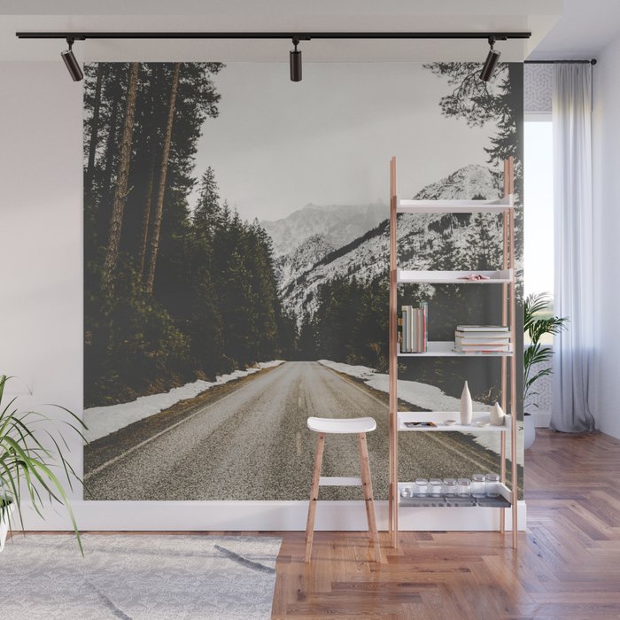 Great Mountain Roads - Nature Photography Wall Mural Gallery Image 1