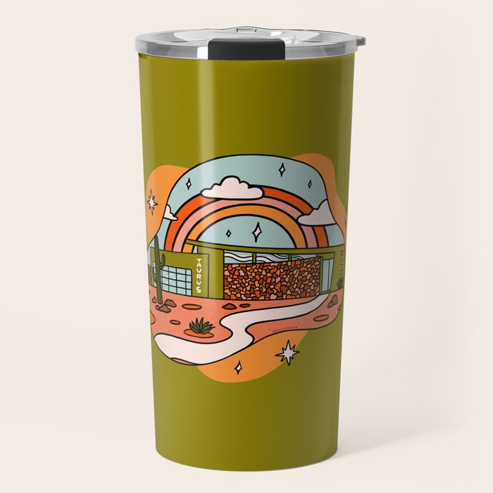 Taurus Mid Century House Travel Mug Gallery Image 1