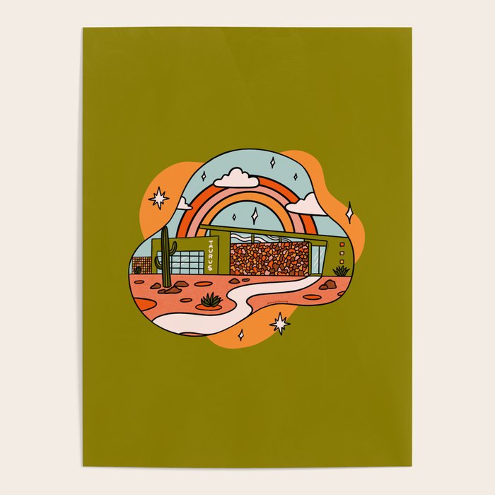 Taurus Mid Century House Poster Gallery Image 1