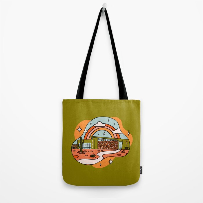 Taurus Mid Century House Tote Bag Gallery Image 2