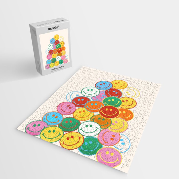 Lots of Smileys Jigsaw Puzzle Gallery Image 2