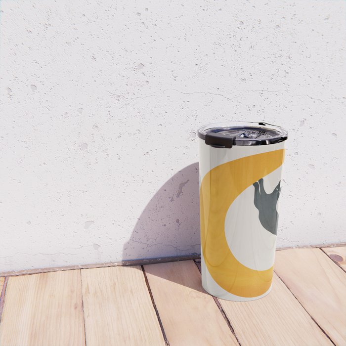 Moon and Cat Travel Mug Gallery Image 4