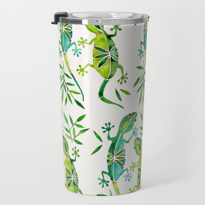 Geckos - Green Palette Travel Mug Gallery Image 3