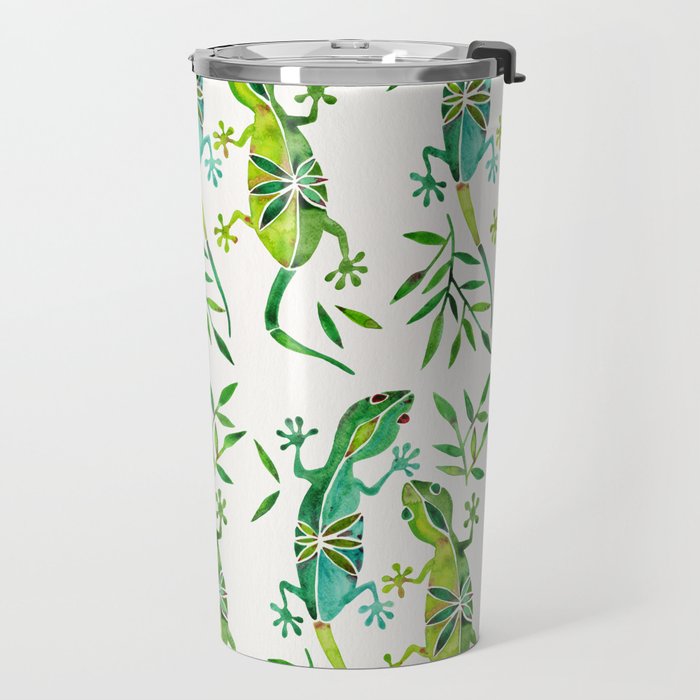 Geckos - Green Palette Travel Mug Gallery Image 2