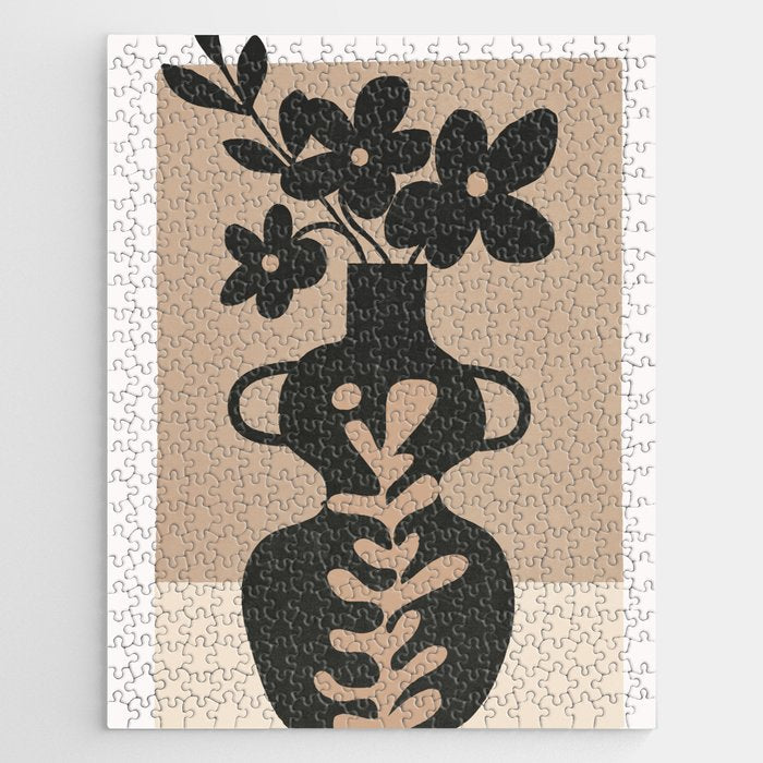 Floral Silhouette 6 Jigsaw Puzzle Gallery Image 1