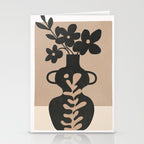 Floral Silhouette 6 Stationery Card Gallery Image 2