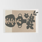 Floral Silhouette 6 Rug Gallery Image 2