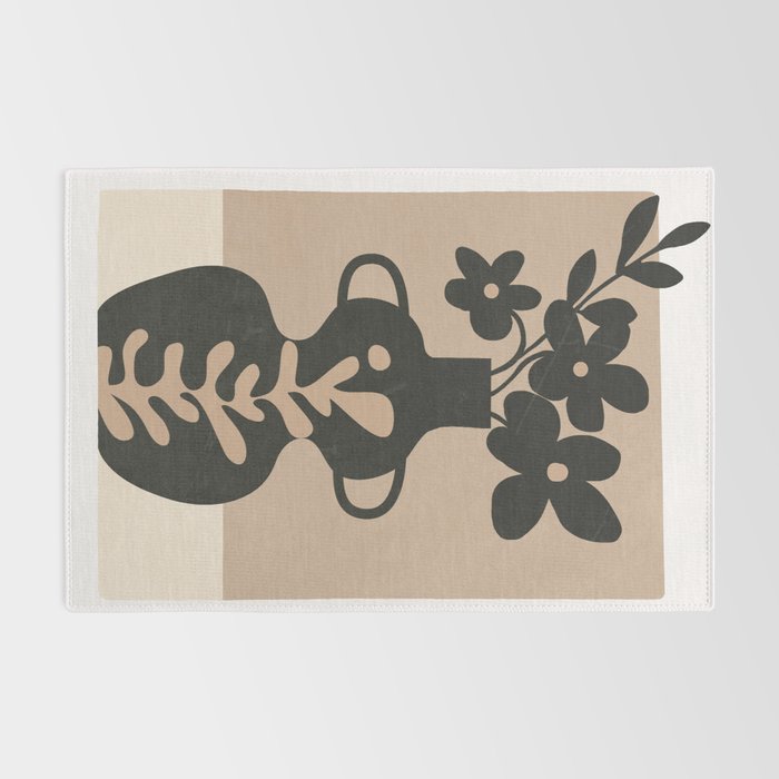 Floral Silhouette 6 Rug Gallery Image 2