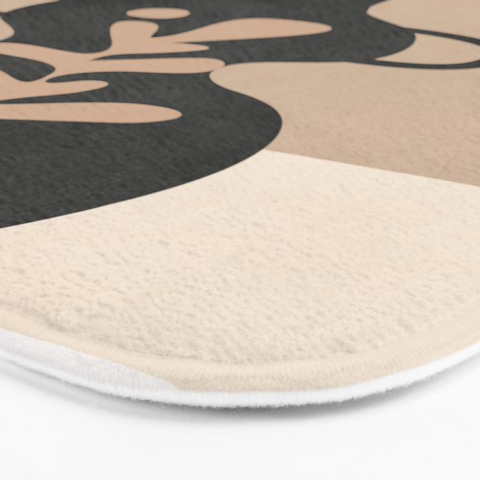 Floral Silhouette 6 Bath Mat Gallery Image 3