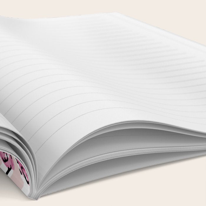romantic rose pattern - sweet midcentury flowers Notebook Gallery Image 2