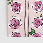 romantic rose pattern - sweet midcentury flowers Poster Gallery Image 3