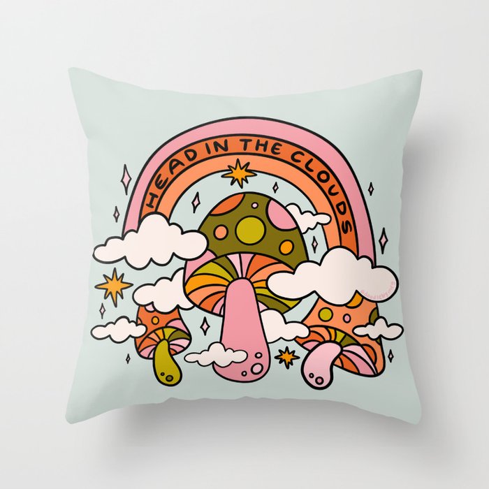 Head In The Clouds Throw Pillow Gallery Image 1