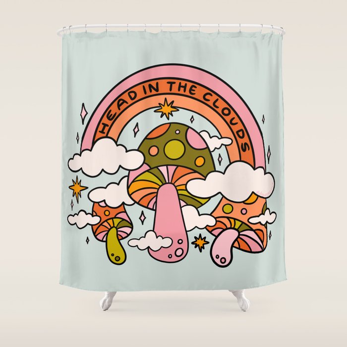 Head In The Clouds Shower Curtain Gallery Image 1