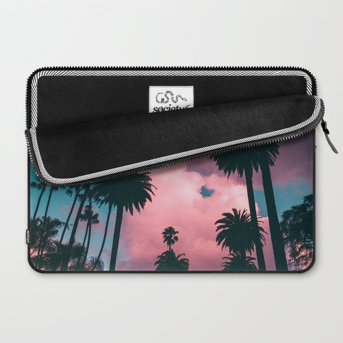 California Sunset Palms Photography Laptop Sleeve Gallery Image 2