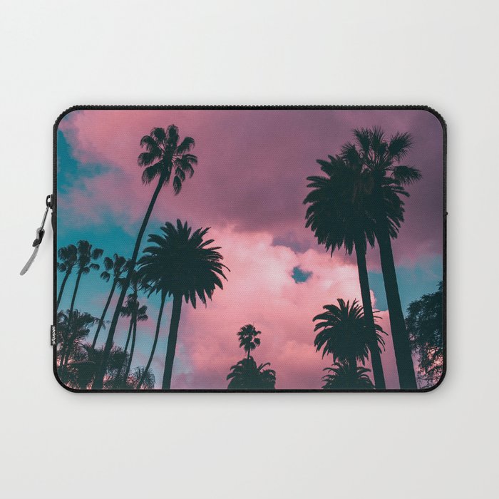 California Sunset Palms Photography Laptop Sleeve Gallery Image 1