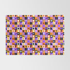 Geometric halloween mosaic pattern Rug Gallery Image 2