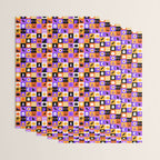 Geometric halloween mosaic pattern Wrapping Paper Gallery Image 3