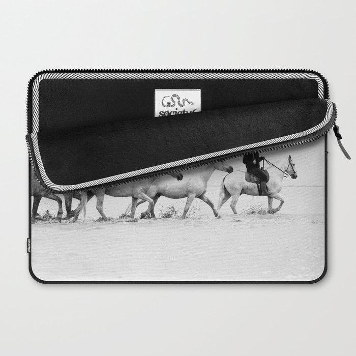 Mon Cowboy - Black and White Photography Laptop Sleeve Gallery Image 2