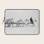 Mon Cowboy - Black and White Photography Laptop Sleeve Gallery Image 1