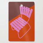 GON FOR A WALK RED Cutting Board Gallery Image 1