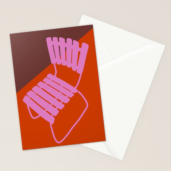 GON FOR A WALK RED Stationery Card Gallery Image 2
