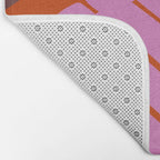 GON FOR A WALK RED Bath Mat Gallery Image 2