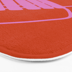 GON FOR A WALK RED Bath Mat Gallery Image 3