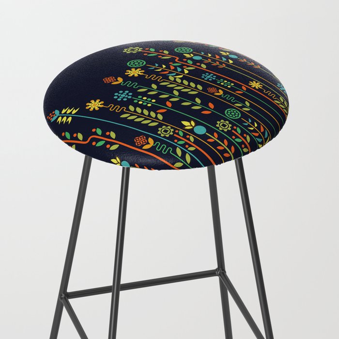 Overgrown flowers Stool Gallery Image 2