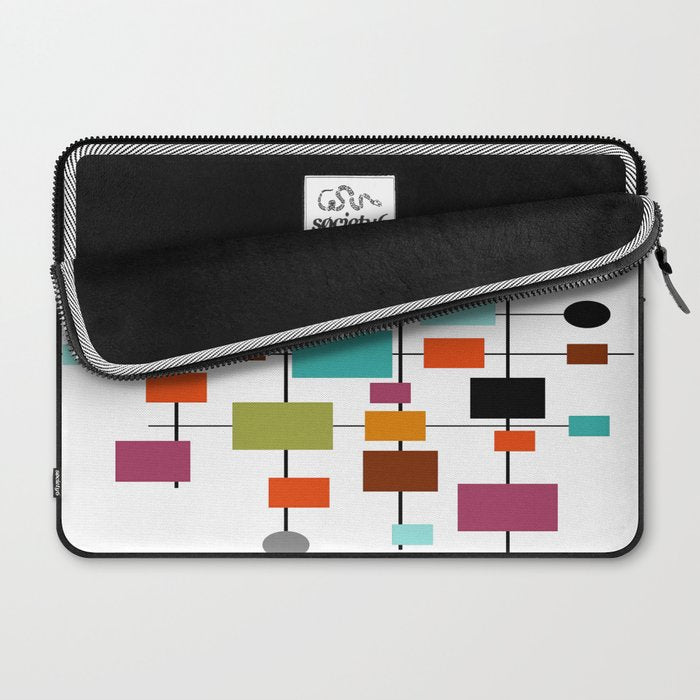 Mid-Century Modern Art 1.3.1 Laptop Sleeve Gallery Image 2