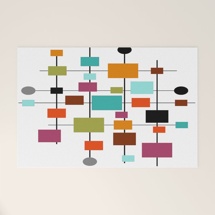 Mid-Century Modern Art 1.3.1 Welcome Mat Gallery Image 1