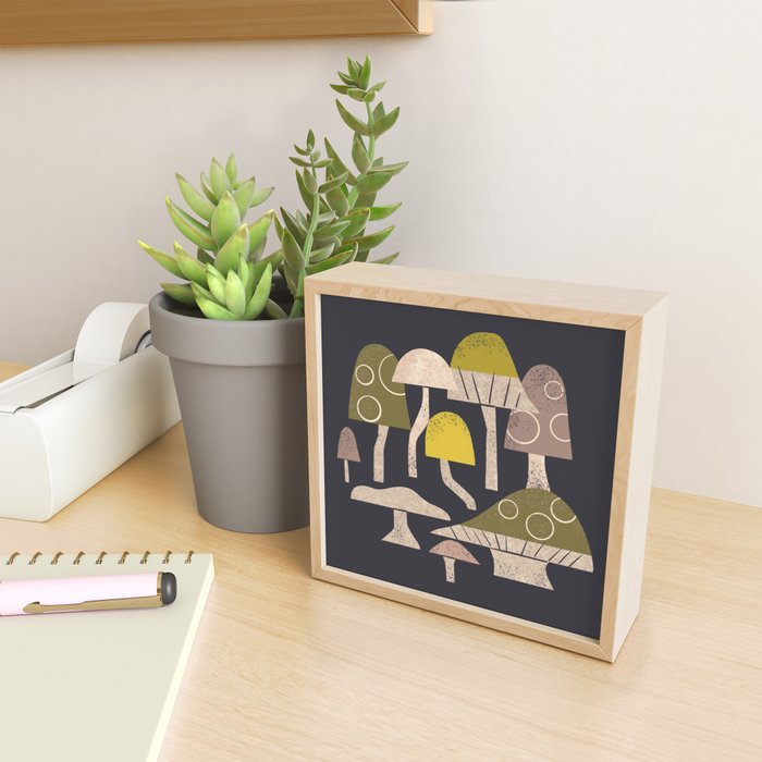 Toadstools Mini Art Print Gallery Image 2
